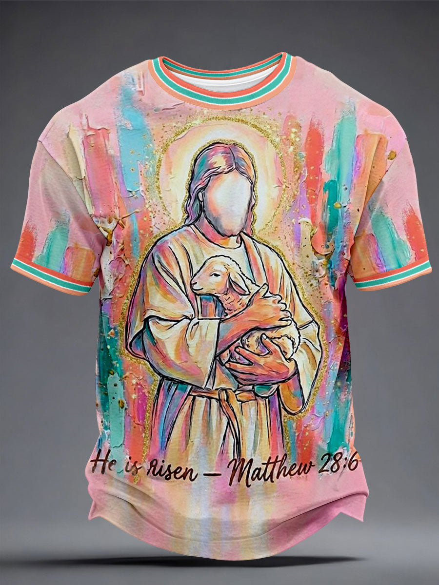 Mens on je vzkříšen matthew 28:6 trička
