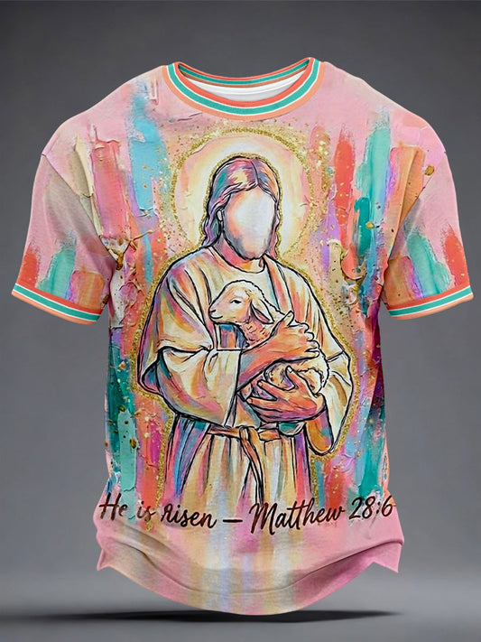 Mens on je vzkříšen matthew 28:6 trička