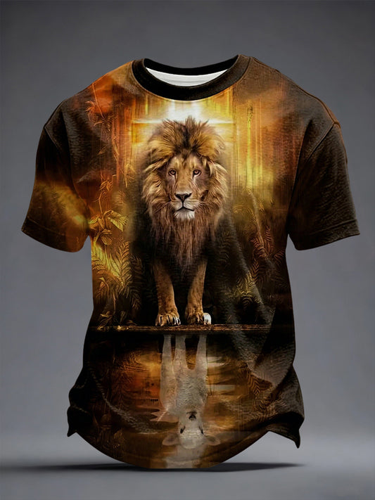 Pánské víra krátké rukávy tshirt