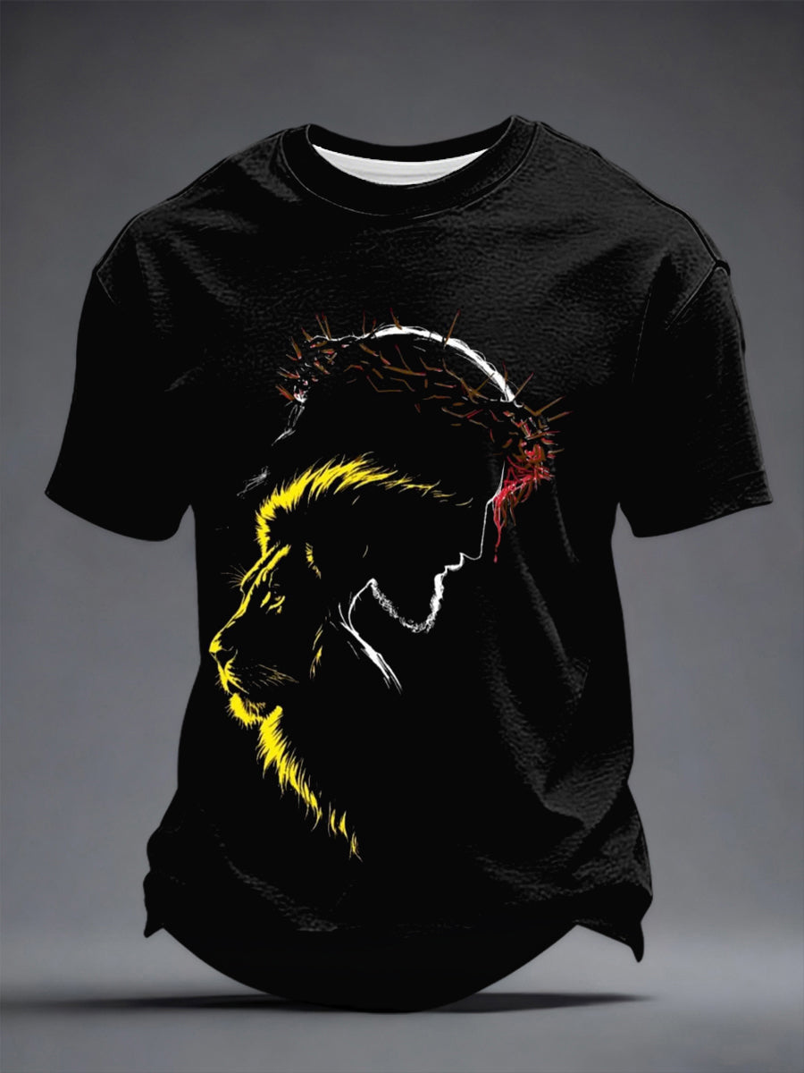 Pánské víra krátké rukávy tshirt