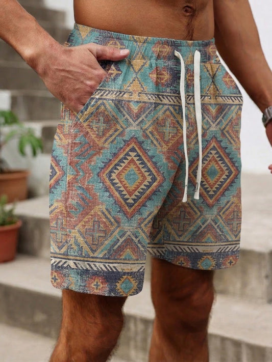 Pánské retro západní šortky