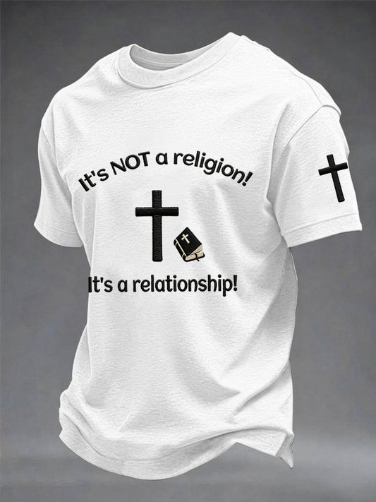 Páni to není náboženství! Je to vztah! Print tee