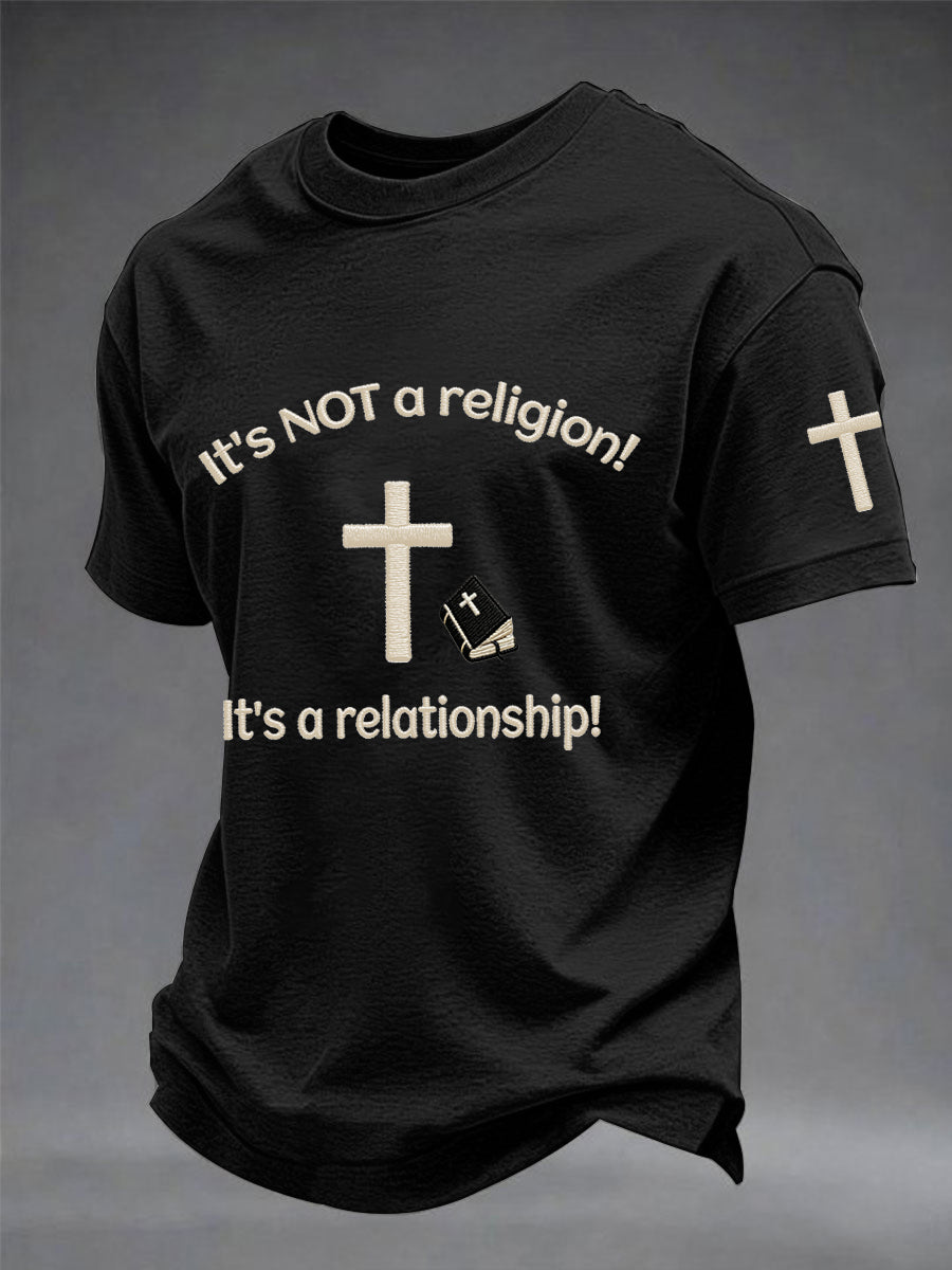 Páni to není náboženství! Je to vztah! Print tee