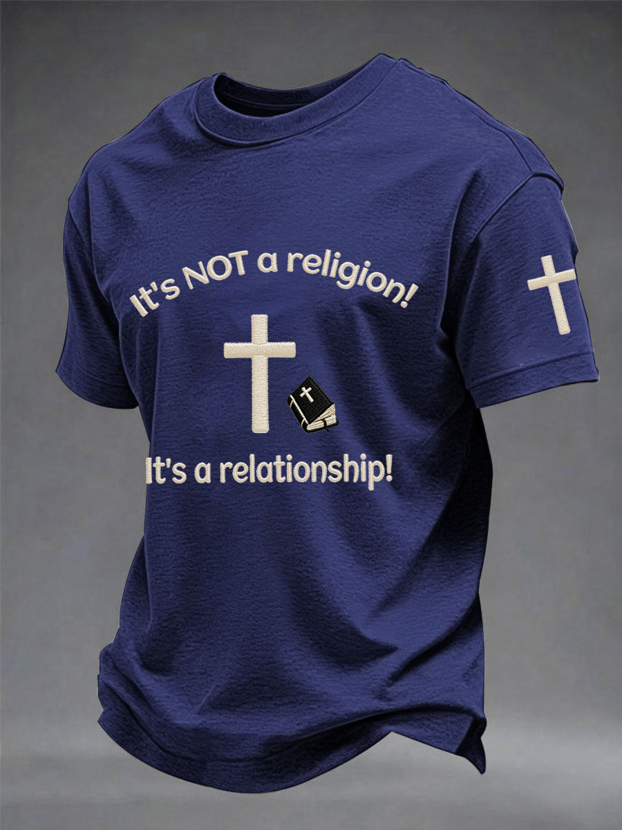 Páni to není náboženství! Je to vztah! Print tee