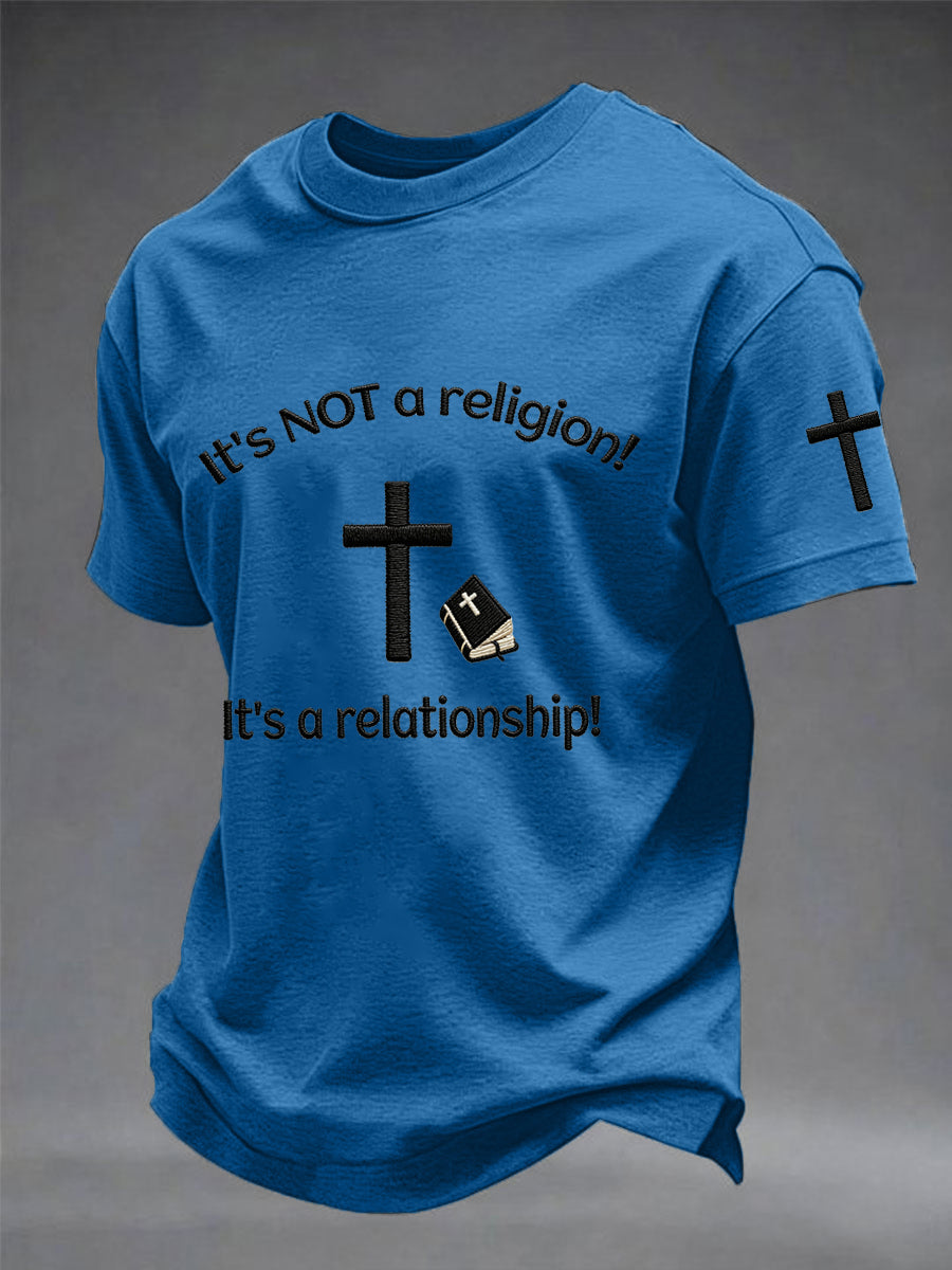 Páni to není náboženství! Je to vztah! Print tee