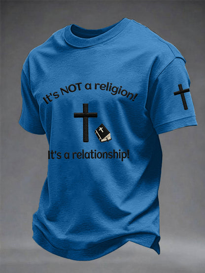 Páni to není náboženství! Je to vztah! Print tee