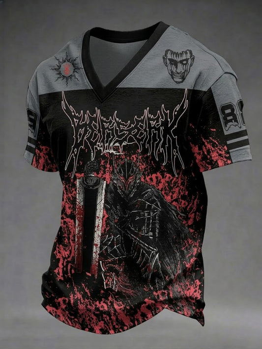 Pánské když jsem už ztratil vytištěné tshirt v krku