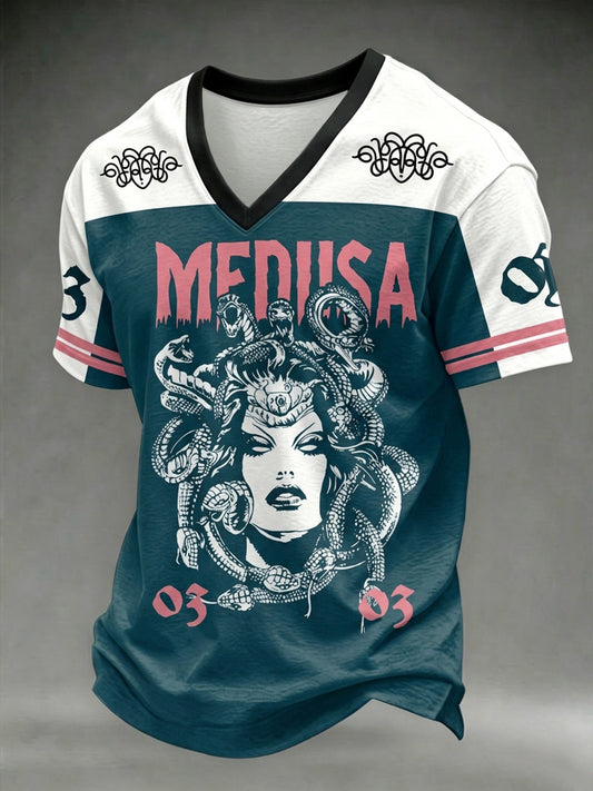 Pánské tmavé styl lebky otisk vneck tshirt