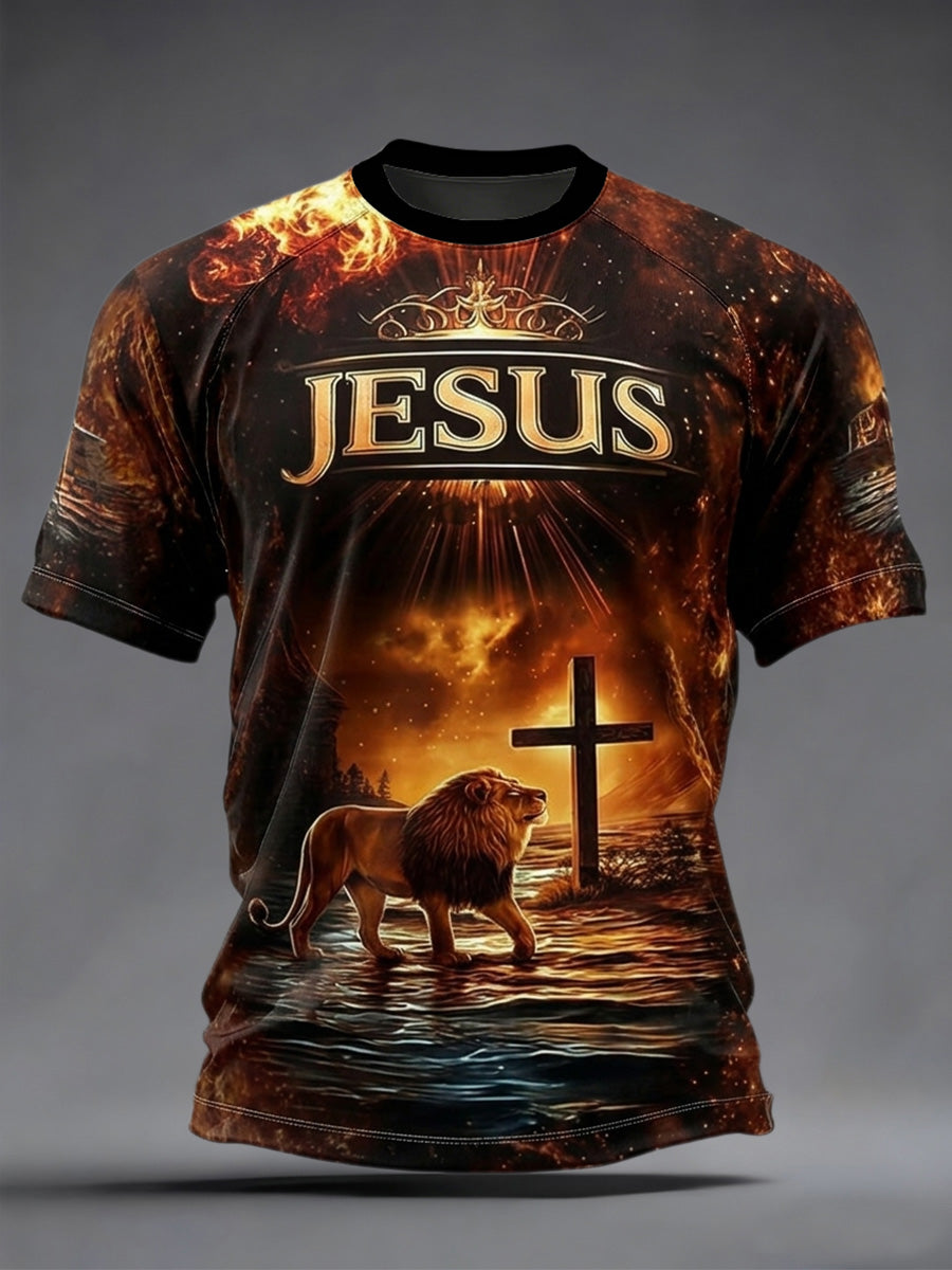 Men print tee