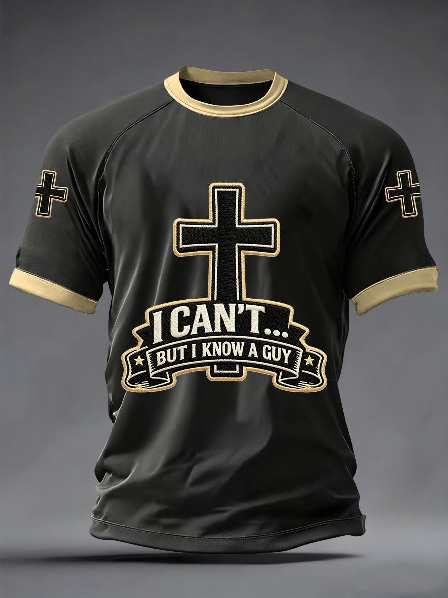 Men print tee