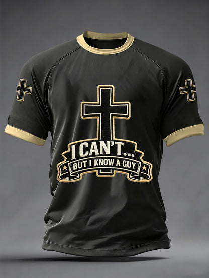 Men print tee