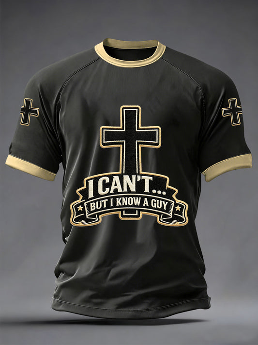 Men print tee