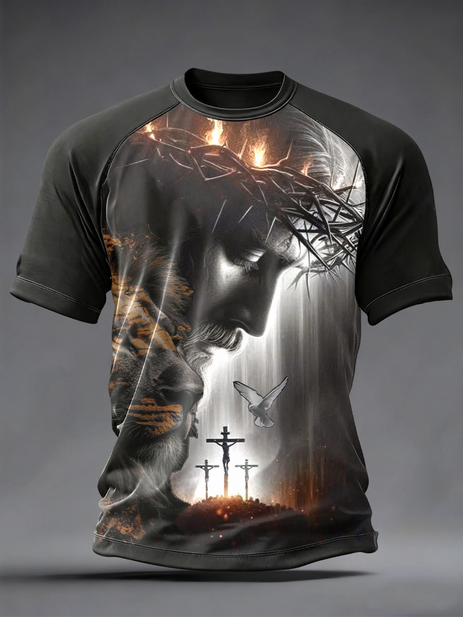 Men print tee