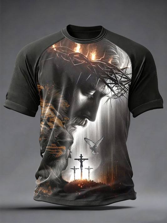 Men print tee