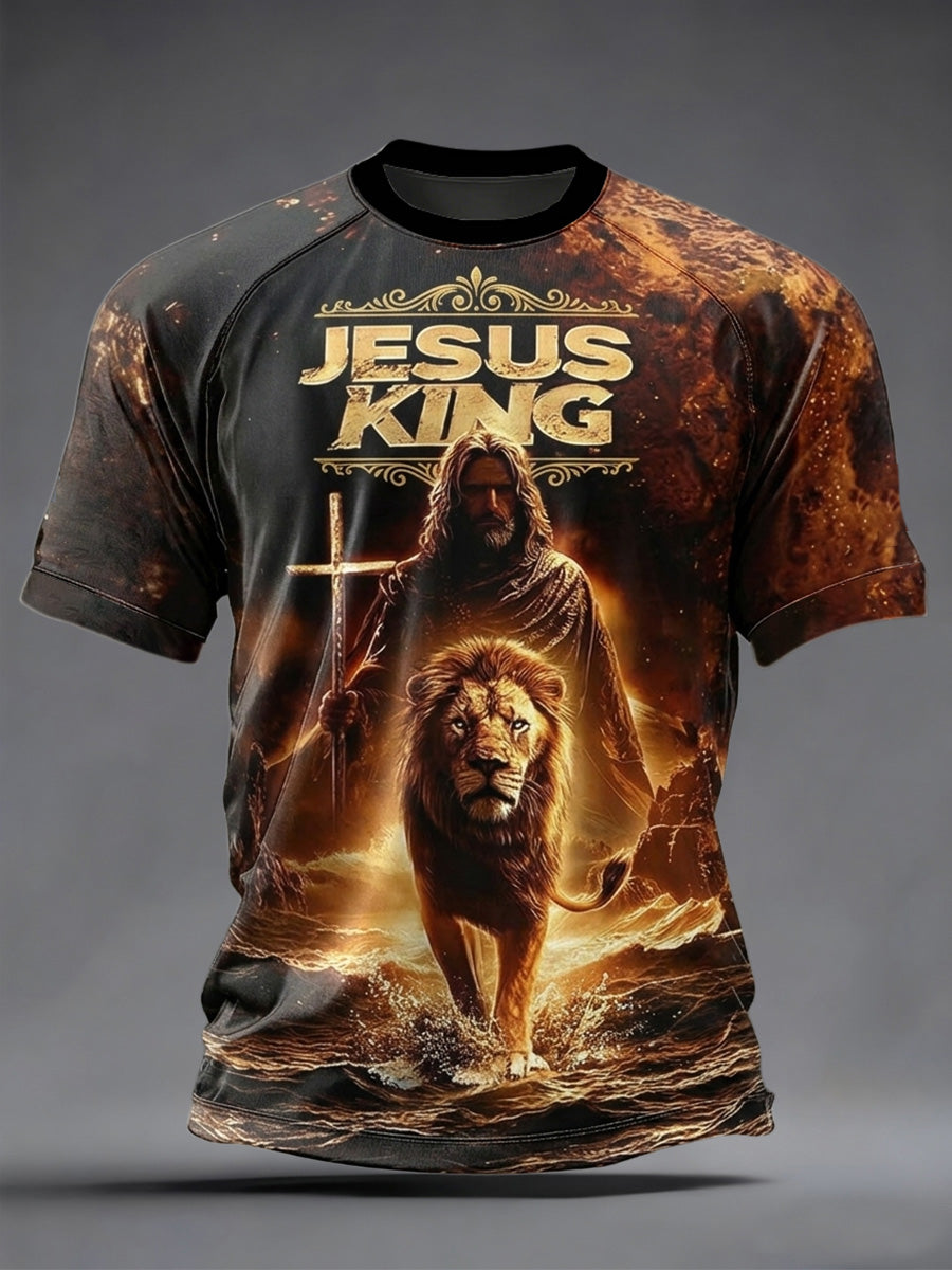 Men print tee