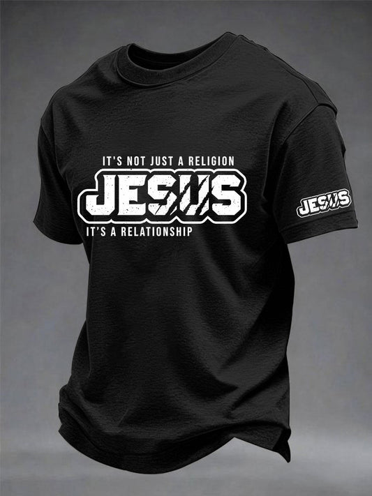 Pánské to není jen náboženství jeho vztah print tee