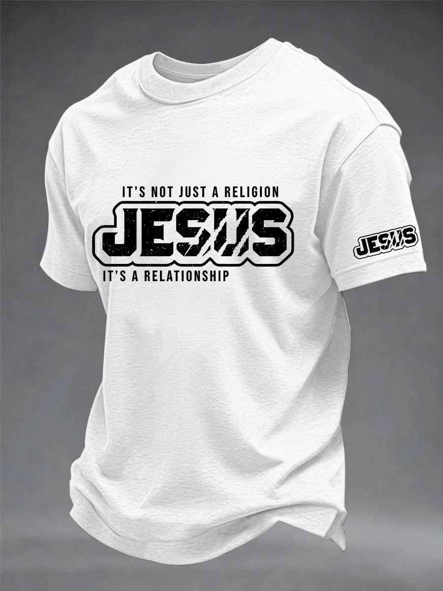Pánské to není jen náboženství jeho vztah print tee