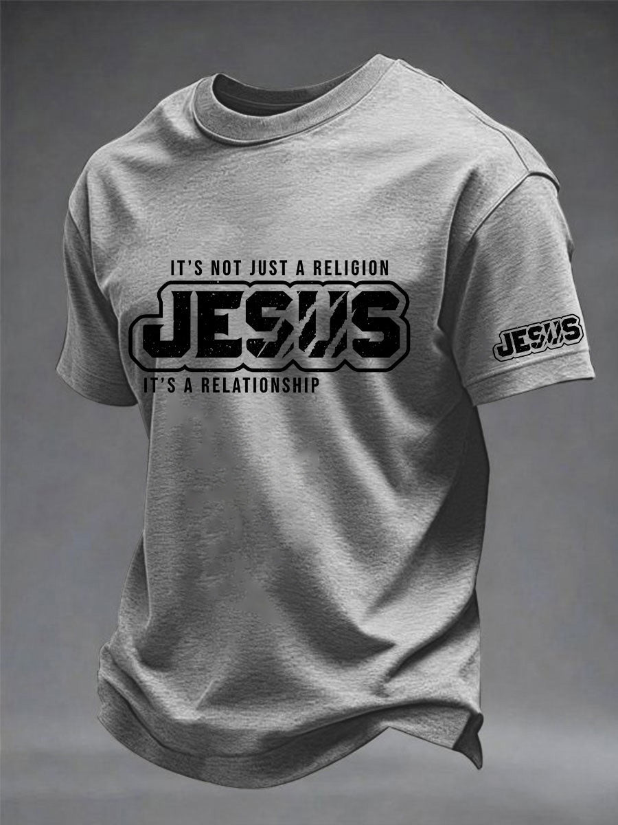 Pánské to není jen náboženství jeho vztah print tee