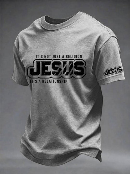 Pánské to není jen náboženství jeho vztah print tee