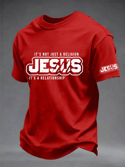 Pánské to není jen náboženství jeho vztah print tee