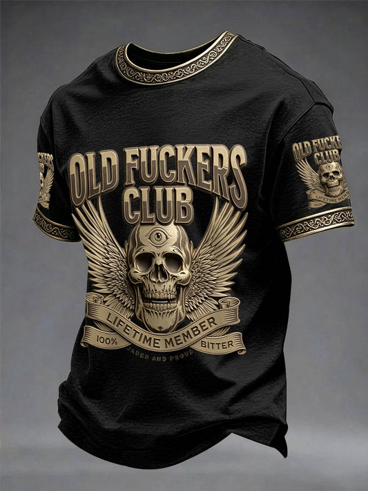 Men old fuckers club tshirts