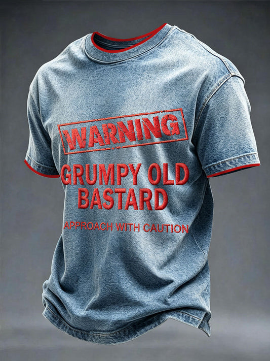 Pánské trička "grumpy old bastard"