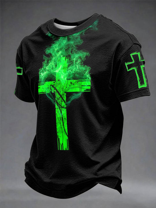 Mens "faith" print casual tshirts