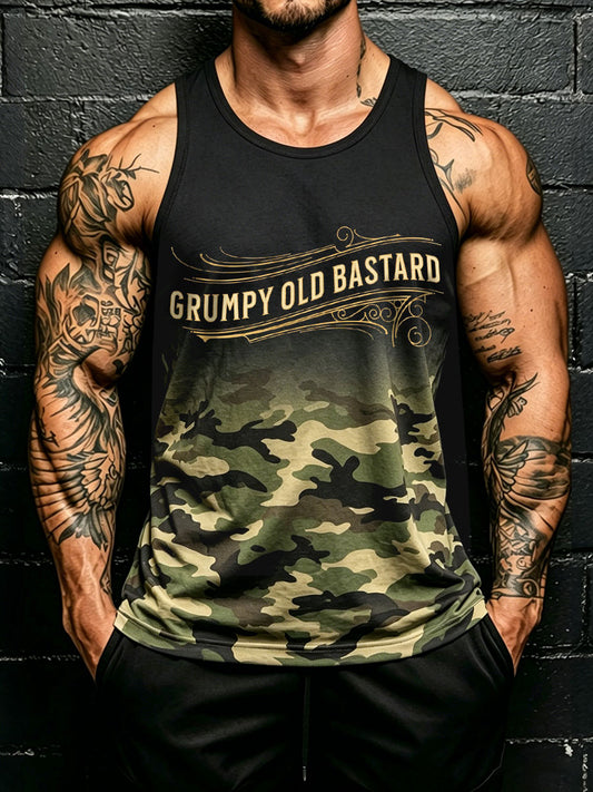 Muži drsný starý bastard camo vesty