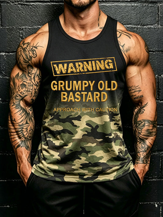 Muži drsný starý bastard camo vesty